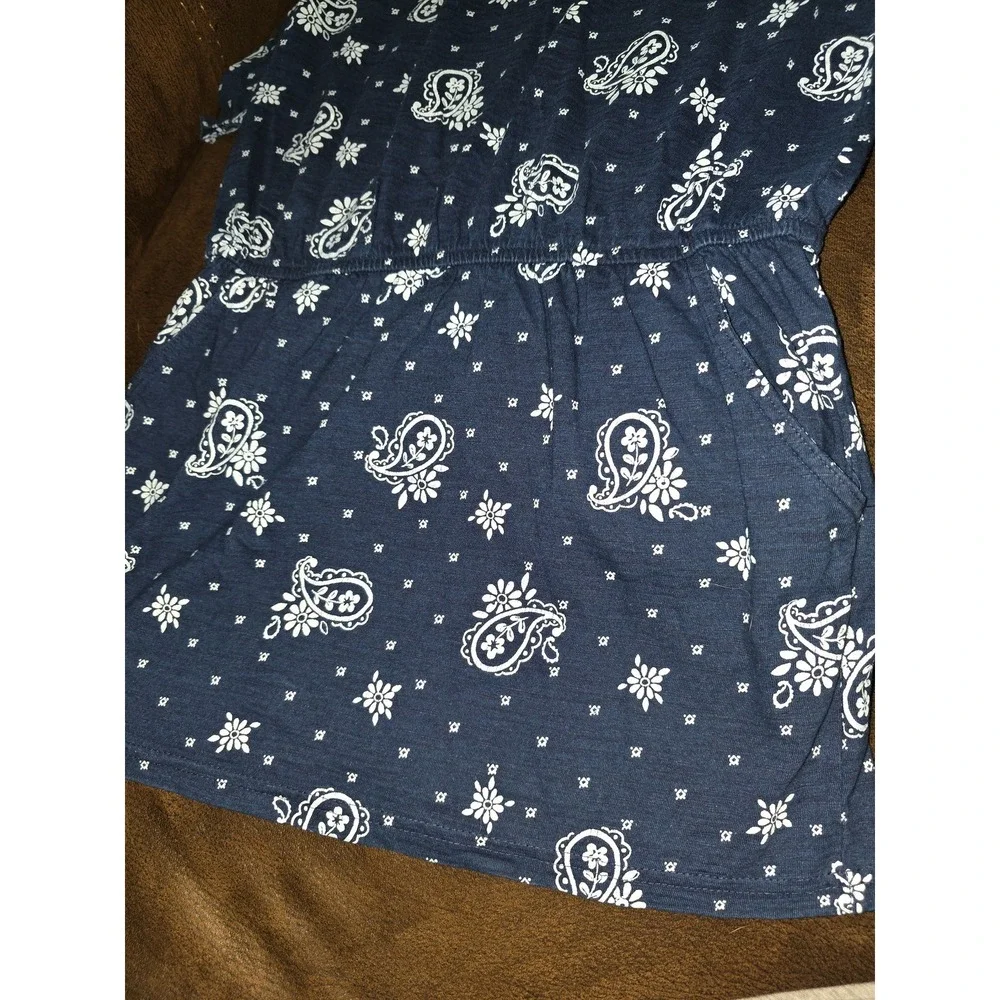 Gymboree Indigo dyed dress size medium 7 8 nwt